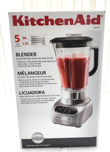 Kitchenaid Ksb560 5 Speed Blenders With Polycarbonate Jars 56oz