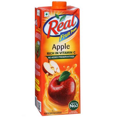 Buy Real Fruit Power Apple Juice Rich In Vitamin C 1 L Online At Best