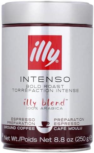 Amazon Illy Ground Espresso Intenso Bold Dark Roast Coffee 8 8