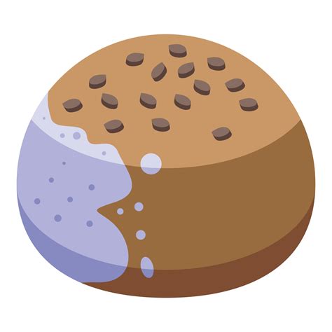 Bacteria Chocolate Icon Isometric Vector Food Safety Vector