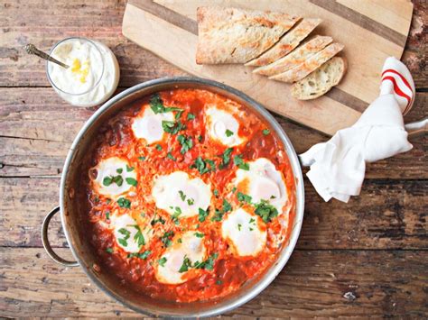 Shakshuka Aka Eggs Poached In Spicy Tomato Sauce My Kitchen Love