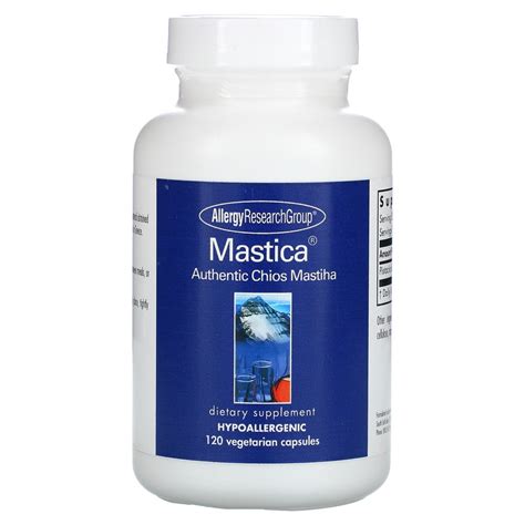 Allergy Research Group Mastica Authentic Chios Mastiha 120 Vcaps Цена