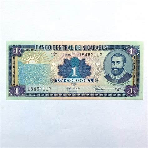 Nicaraguan Cordoba Nicaragua Currency Francisco Etsy