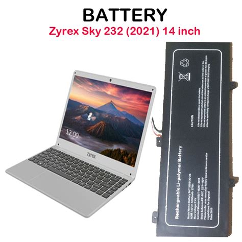 Jual Battery Baterai Laptop Zyrex Sky 232 2021 14 Inch Shopee Indonesia