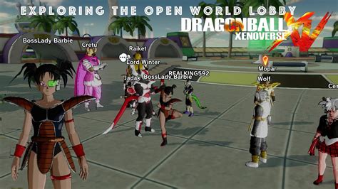 Dragon Ball Xenoverse Exploring The Open World Lobby Youtube