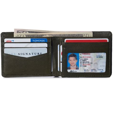 Hoteles En Venta Alpine Swiss Mens Commuter Rfid Bifold Wallet 2 Id