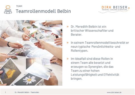 Das Belbin Teamrollenmodell Teamrollen Stuttgart