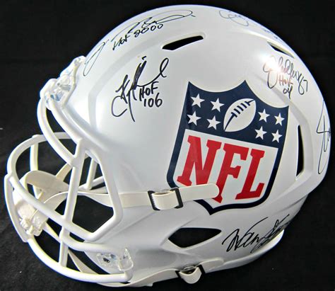 Pro Football Hall Of Fame Members Multi Signed Helmet Memorabilia Center