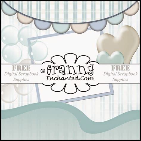 Free Digital Scrapbook Quick Page