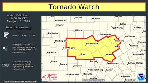 Nws Storm Prediction Center On Twitter A Tornado Watch Has Been