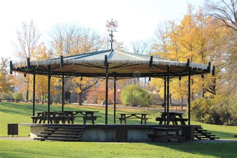 A Beautiful Bandstand In The Park Stock Image Image Of Ornamental