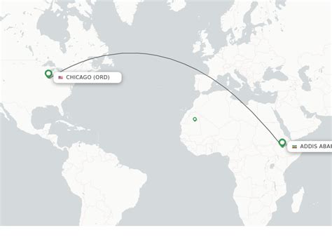 Direct Non Stop Flights From Chicago To Addis Ababa Schedules