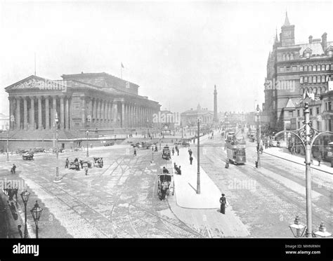 LIVERPOOL. Lime Street, Liverpool 1900 old antique vintage print ...