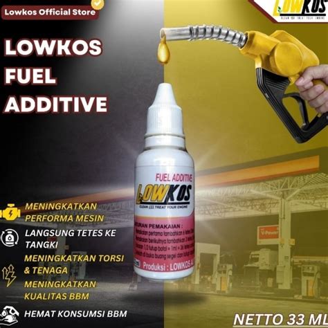 Jual Harga Murah LOWKOS Fuel Additive 33ml Cairan Penghemat BBM Motor