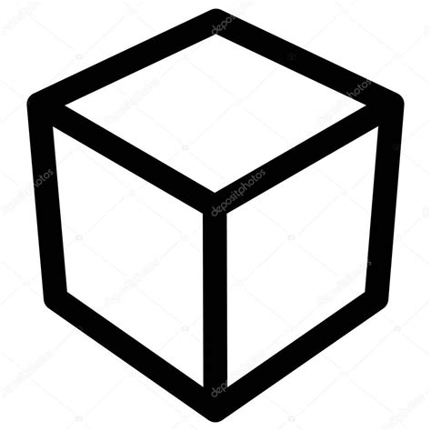 Cube - Box or cube geometry icon — Stock Vector © vectorguy ... - The ...