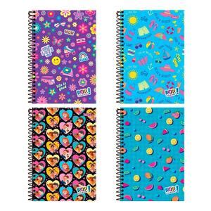 Caderno Espiral Foroni Capa Dura Pop Collection Folhas