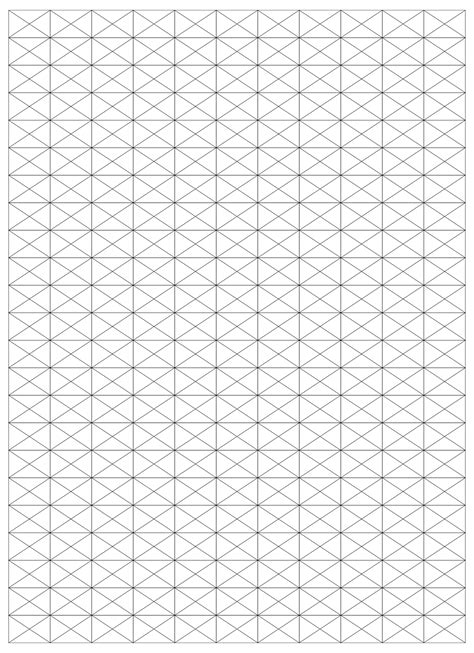 Printable Isometric Graph Paper