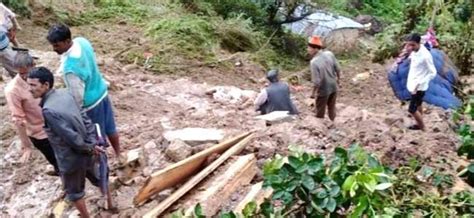 3 Dead 8 Feared Trapped After Landslides In Ukhand Village