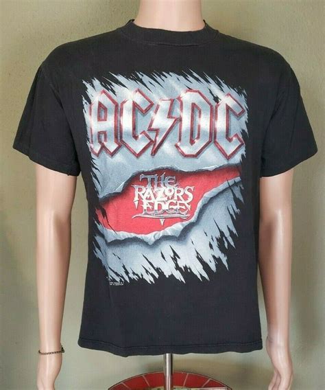 Vintage Ac Dc The Razors Edge Tour Original Gem