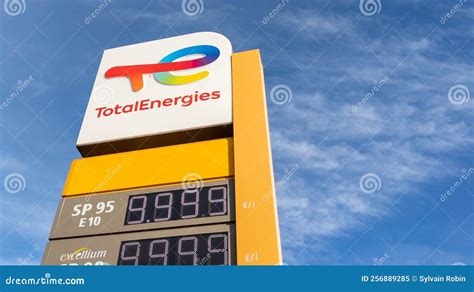 Totalenergies Brand Text Company Logo Sign Price Total Energies Gas