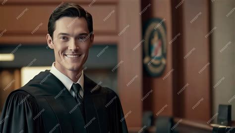 Premium Photo | Beautiful smiling male prosecutor wearing prosecutor's ...