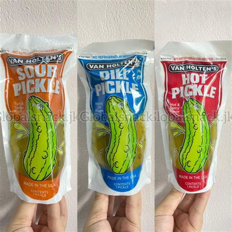 Jual VAN HOLTEN S HOT SPICY PICKLE HEARTY DILL PICKLES SOUR Shopee Indonesia
