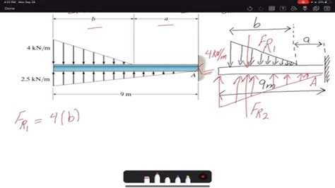 Statics Problem 4 147 Equivalent Load Of Two Distributed Loadings Youtube