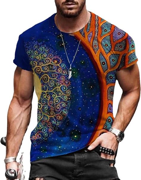 Camisetas Vintage Para Hombre Camisetas De Manga Corta Street Summer 3d Impreso Moda Harajuku