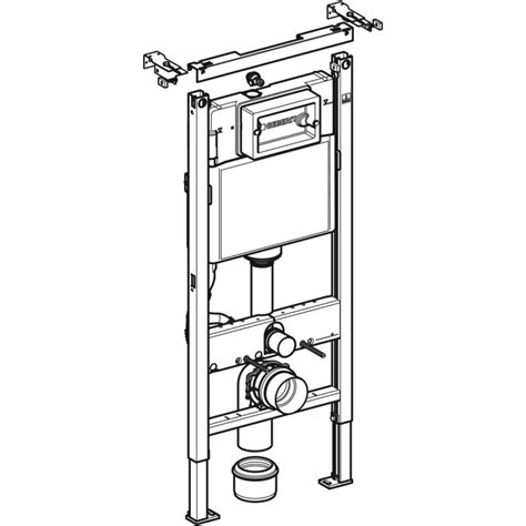 Geberit 458103001 DuofixBasic Element für WWC 112 cm 108 41