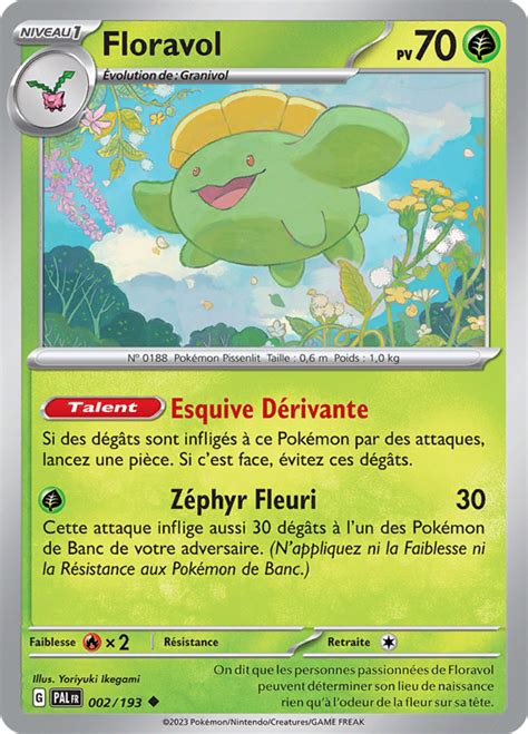 Floravol Écarlate et Violet Évolutions à Paldea 002 Poképédia