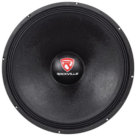 Rockville Rvw1800p4 1800 Watt 18 Mid Bass Driver Car Audio Speaker Mid Range