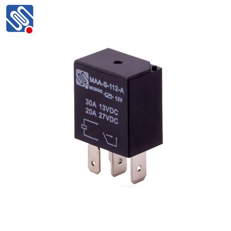 Meishuo Maa S 112 A Micro Power 12V 30A Spdt 5pin Miniature Auto Relay