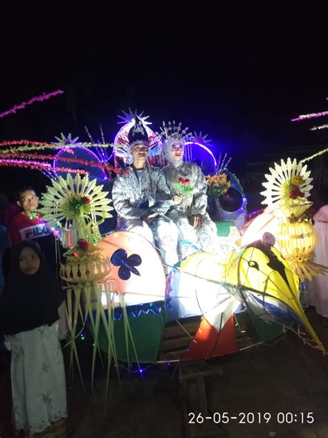 Festival Pengantin Sahur Desa Pulau Palas Semarak