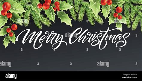 Merry Christmas and Happy New Year banner design Stock Vector Image ...