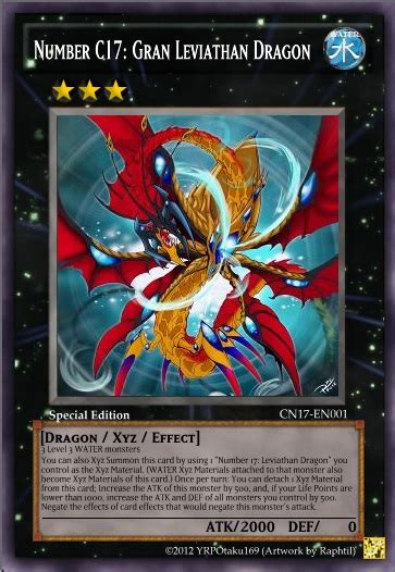 Number C17 Gran Leviathan Dragon Yu Gi Oh Card Maker Wiki Cards