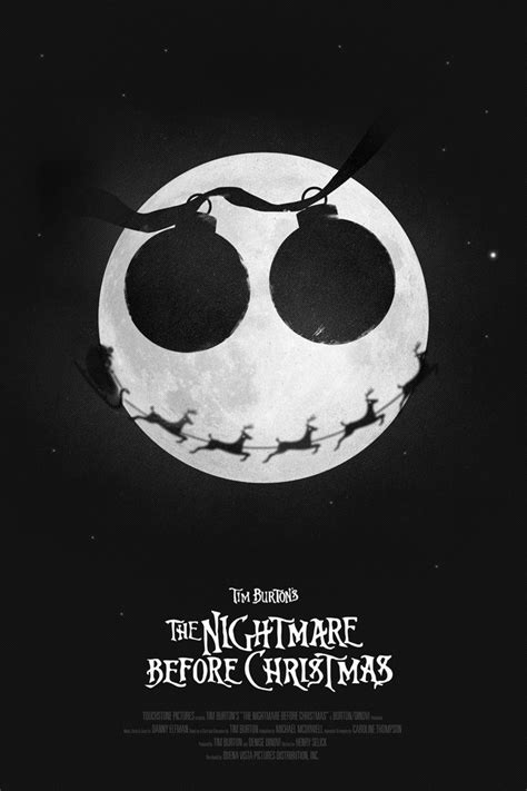 The Nightmare Before Christmas Poster Excites The Portfolio Of