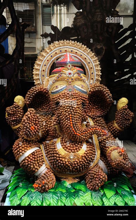 Mumbai Maharashtra India Southeast Asia Idols Of Lord Ganesh