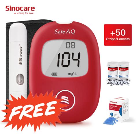 Sinocare Pcs Blood Glucose Monitor Blood Sugar Blood Glucose Meter