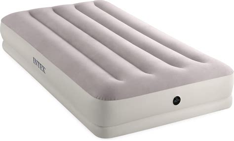 Intex Dura Beam Standard Prestige Mid Rise Air Mattress Fiber Tech Twin Size Quickfill Usb