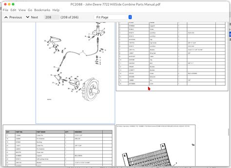 John Deere 7722 Hillside Combine Parts Catalog Pc2088 A Repair Manual Store