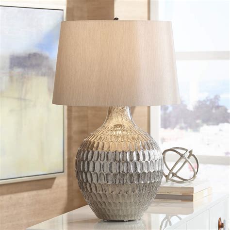 Possini Euro Burgess Textured Glass Table Lamp 7t908 Lamps Plus