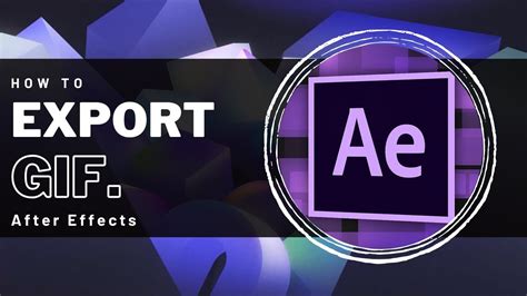 After Effects How To Export A Youtube