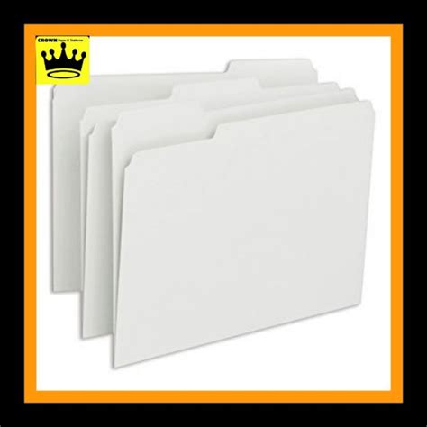 1 PACK WHITE FOLDER SHORT THICK 14 PTS 50PCS Shopee Philippines