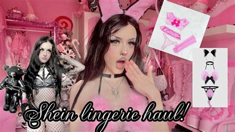 Shein Lingerie Try On Haul Ft Dollskill Devilinspired Youtube