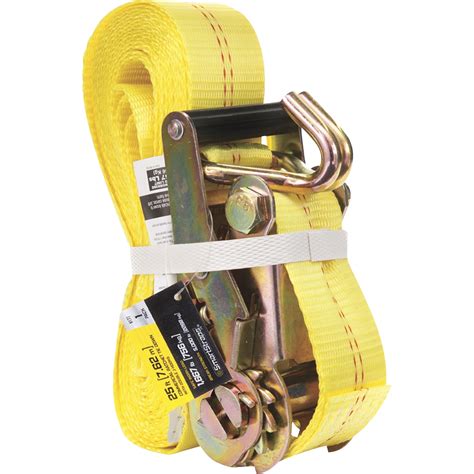 Smartstraps 2 In X 25 Ft Yellow Ratchetx Ratchet Commercial Tie Down