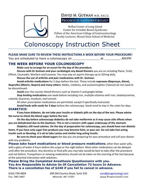 Pdf Colonoscopy Instructions 2013 A Dokumentips