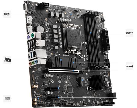 MSI PRO B760M-P DDR5 Motherboard Price in BD | RYANS