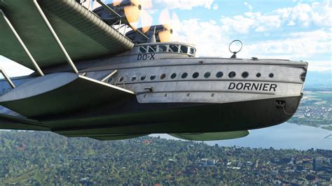 Microsoft Flight Simulator Releases Local Legend The Dornier Do X