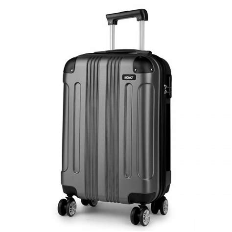 Kono Valise Cabine 65cm Bagages à Coque Dure en ABS léger Valise 4