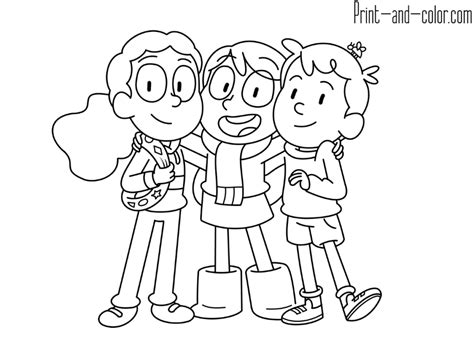 Hilda Coloring Pages Print And